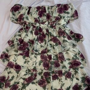 Rue 21 Strapless Floral Dress XL